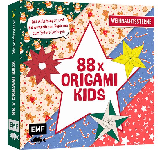 Livre « 88 x Origami Kids - Weihnachtssterne »