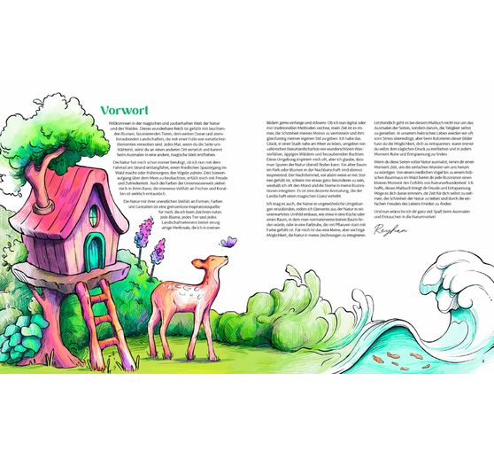 Boek "Meine Ausmalwelt: Wald und Natur"