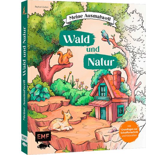 Boek "Meine Ausmalwelt: Wald und Natur"