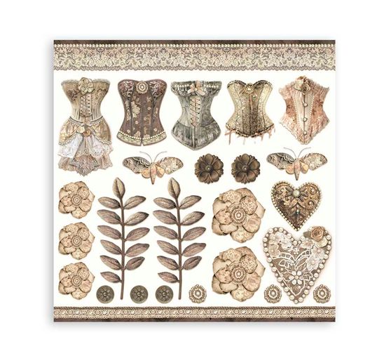 Scrapbooking Pad "Old Lace"
