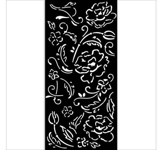 Sjabloon "Old Lace - Flowers"