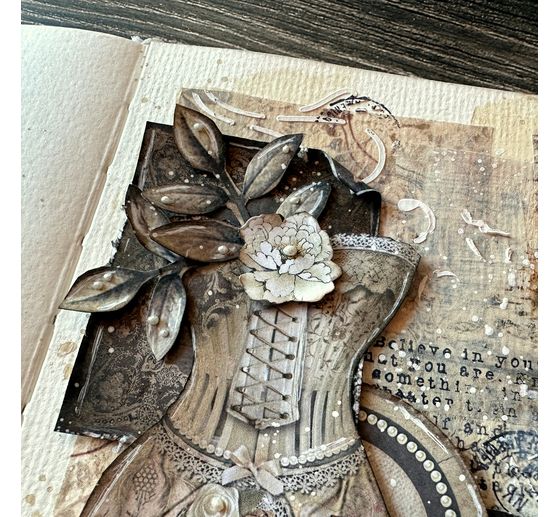 Sjabloon "Old Lace - Flowers"