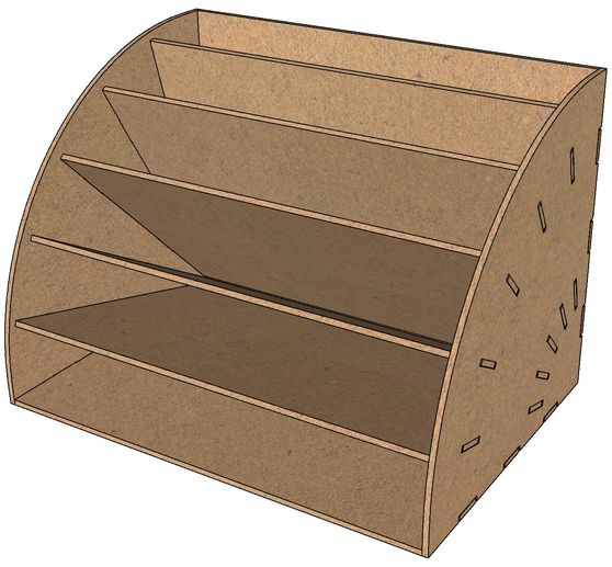 Flexio "Waaier map box DIN A4"