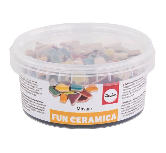 Fun Mozaïek Ceramica "Regenboogkleuren"