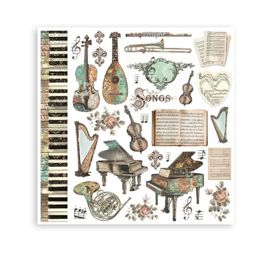Scrapbooking Pad « Music »
