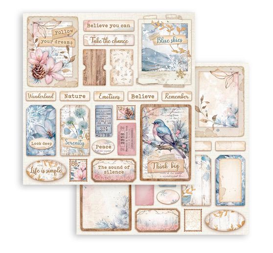 Scrapbook blok "Dewdrops"