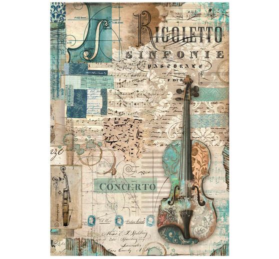 Motief strozijde "Music - Violin"