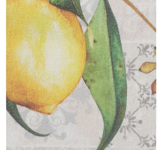 Katoenen stof "Limonero", acryl gecoat