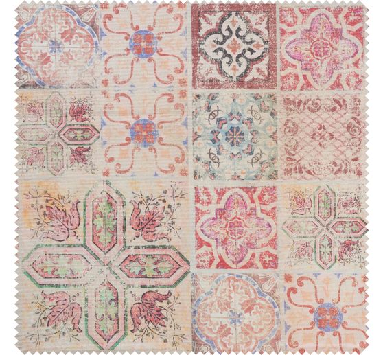 Katoenen stof "Tiles", acryl gecoat