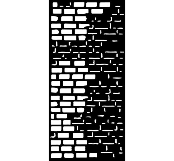 Schablone "Art of Travelling", Bricks