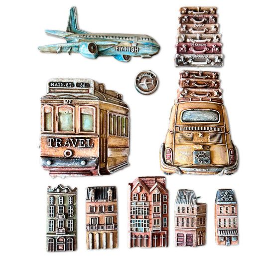 Casting mould "Art of Travelling", Transports