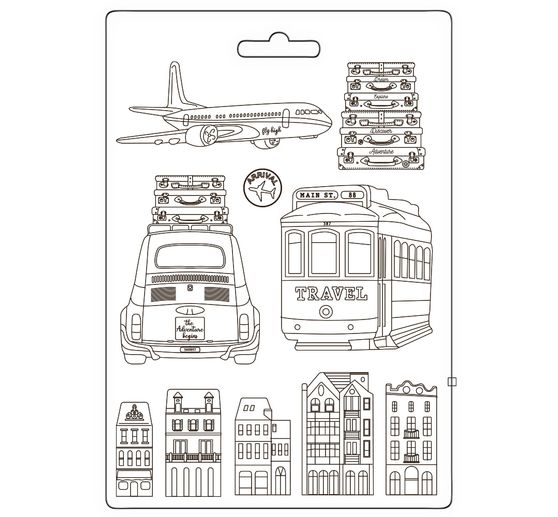 Casting mould "Art of Travelling", Transports