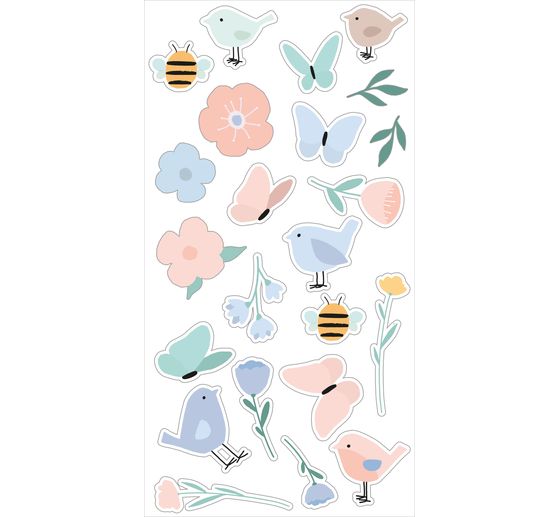 Puffy sticker "Sweet Garden"