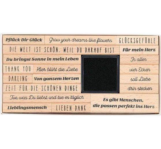 XL Stamp set "Poetry album"