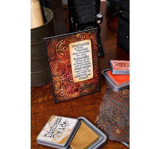 Sizzix Multi-Level Embossing sjabloon "Vault Gears by Tim Holtz"