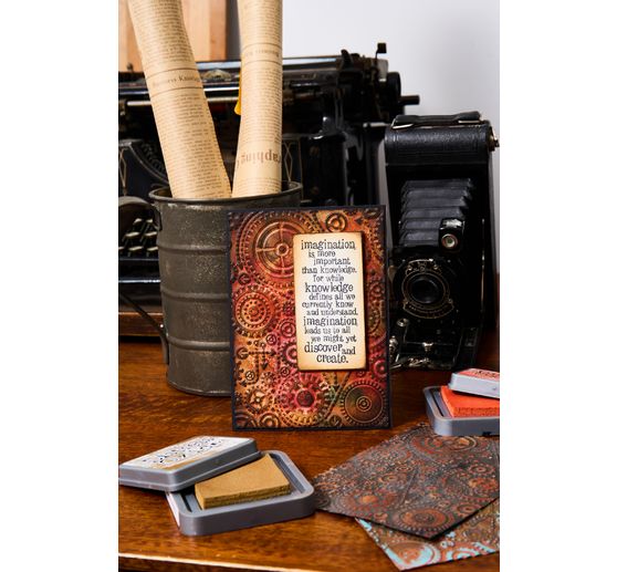Sizzix Multi-Level Embossing sjabloon "Vault Gears by Tim Holtz"