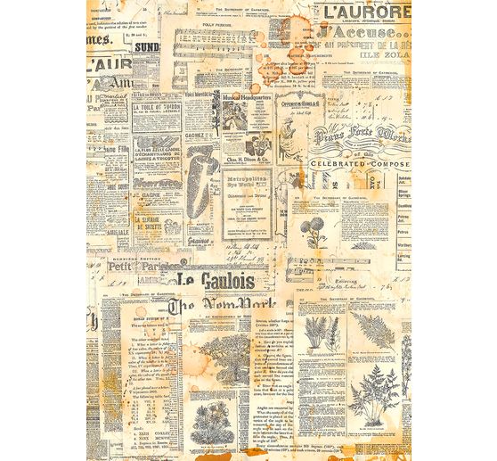 Motif straw silk assortment "Esprit de Voyage"