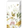 Mouchoirs en papier « Wildflower and Butterfly »
