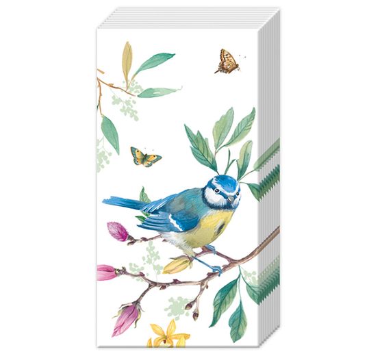 Papieren zakdoeken "Bird Story"