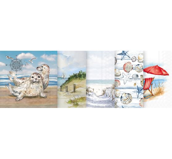 VBS Napkin Set "Beach and Sea"