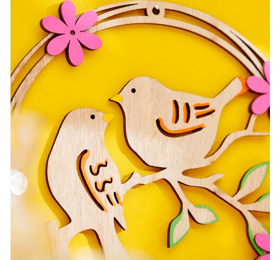 VBS Houten krans "Vogels"
