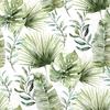 Servet "Jungle Leaves, white"