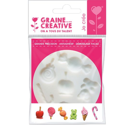 Silikon Gießform Mini "Bonbons"