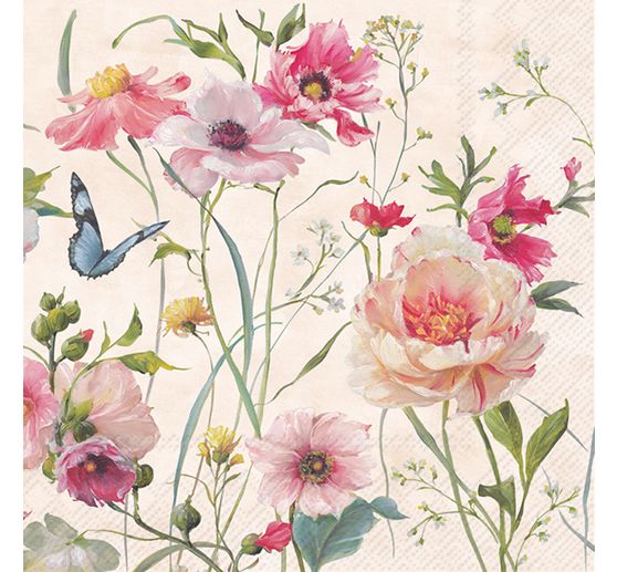 Servet "Wilde bloemen"