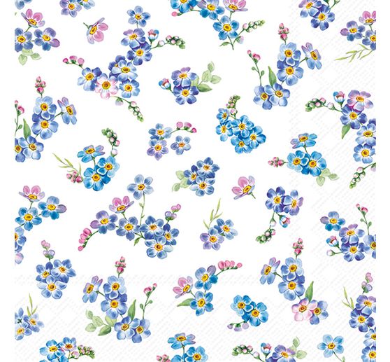 Napkin "Blue flowers"