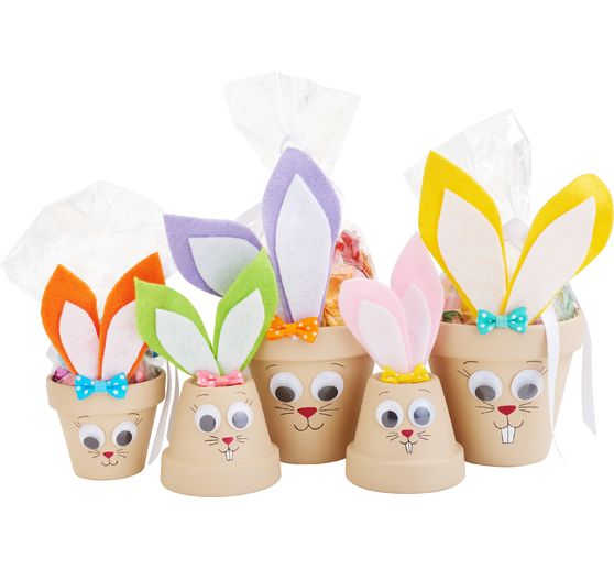 VBS Knutselkit "Terracotta pot konijntjes"