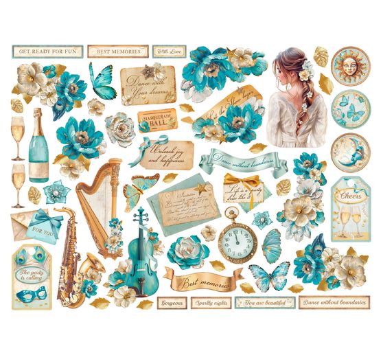 Motifs à découper "Masquerade"