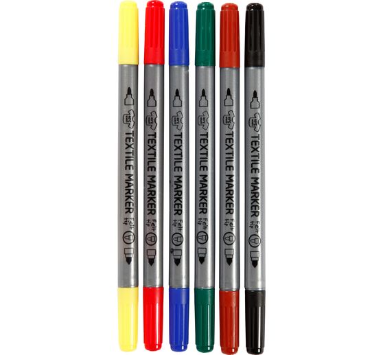 Stoffen schilderspennen "Standaard kleuren"