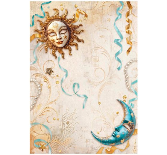 Motif straw silk assortment "Masquerade",
