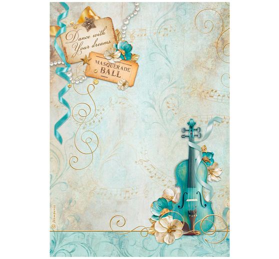 Motif straw silk assortment "Masquerade",