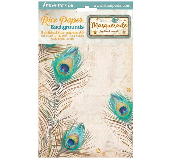 Motief strozijde achtergronden "Masquerade"