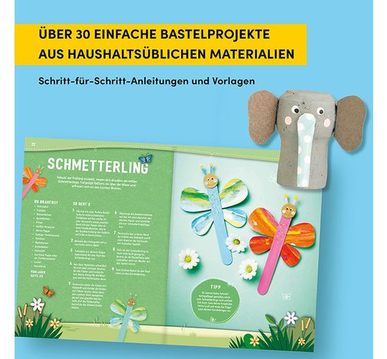 Livre « Mein tierisches Bastelbuch um die Welt »
