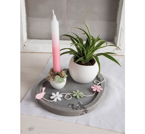 Gietvorm "Decoratieplaat eivorm"
