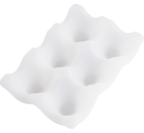 Silikon Gießform "6er Eierpalette"