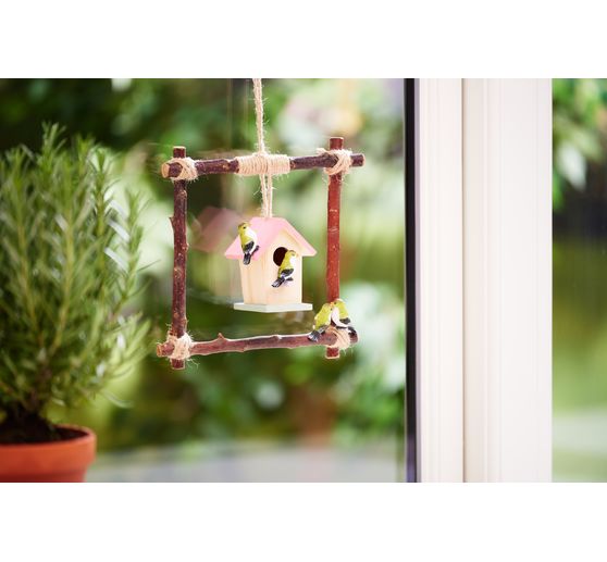 Mini-nichoir déco avec cordon de suspension VBS
