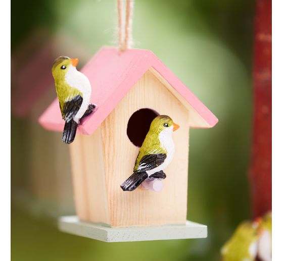 Mini-nichoir déco avec cordon de suspension VBS