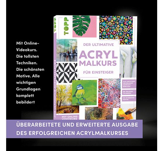Boek "Der ultimative ACRYLMALKURS für Einsteiger"
