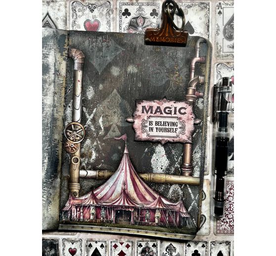 Scrapbook blok "Master of Magic - Backgrounds"