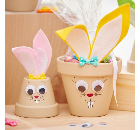 VBS Knutselkit "Terracotta pot konijntjes"