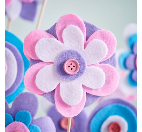 VBS Wooden buttons "Pastel mix"