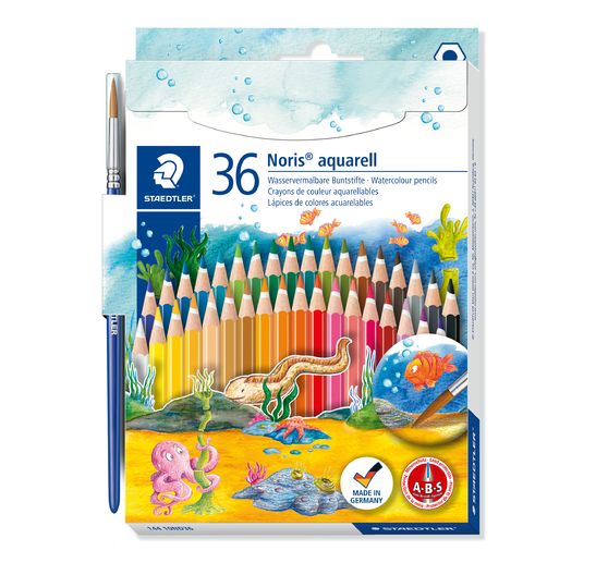 Staedtler Noris Aquarel kleurpotloden, set van 36