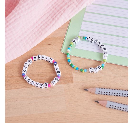 Set de perles en verre VBS « Rocailles »