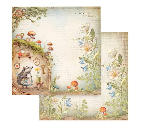 Scrapbook blok "Hidden Grove"