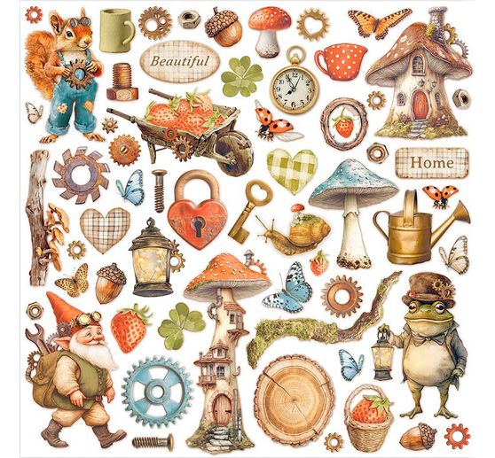 Scrapbook blok "Hidden Grove"