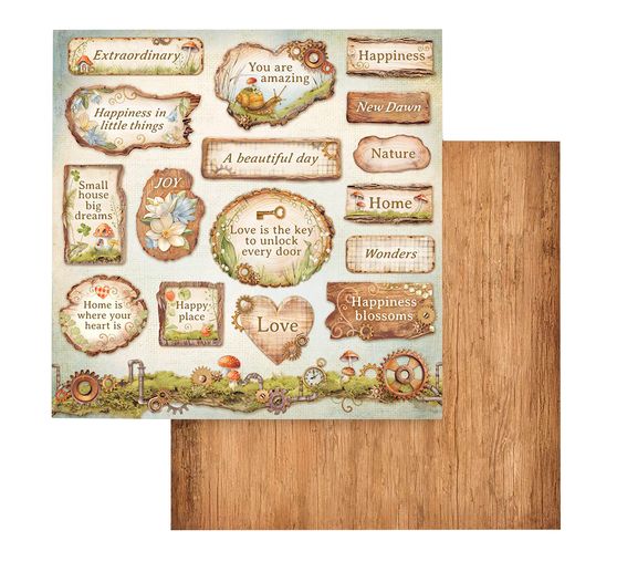 Scrapbook blok "Hidden Grove"