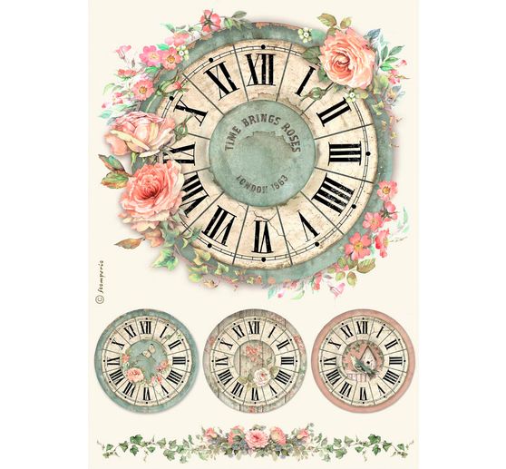 Motief strozijde assortiment "House of Roses", set van 6